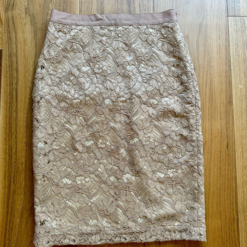 Club Monaco lace pencil skirt